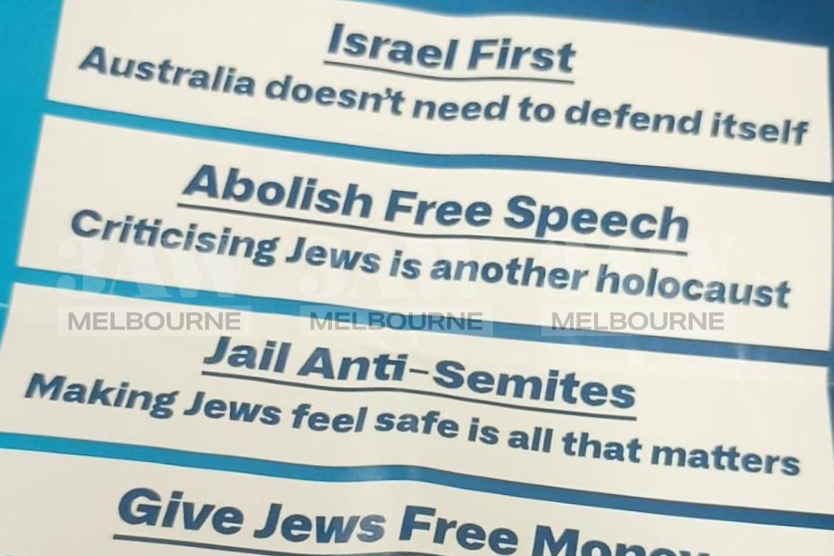Article image for Tom Elliott receives ‘very disturbing’ tip on fake anti-Semitic election pamphlets