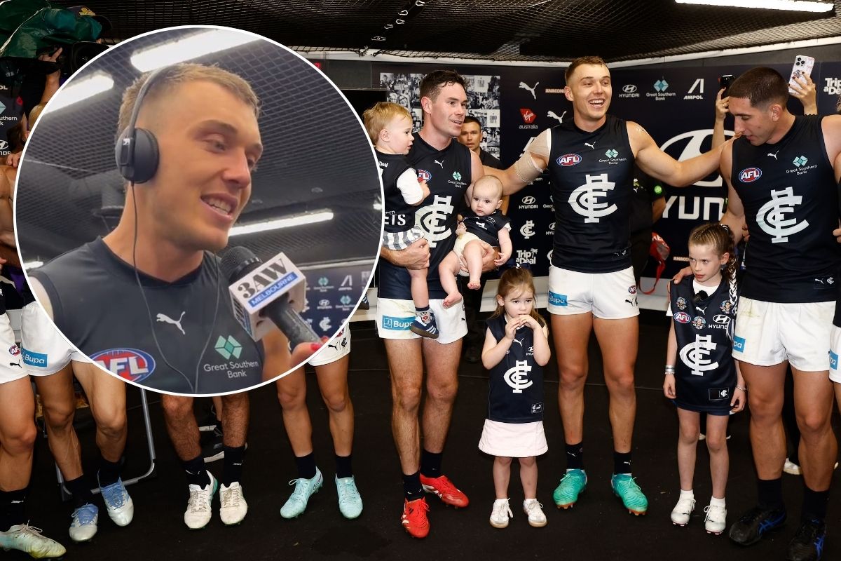 Article image for Who Patrick Cripps thinks has been ‘unreal’ for the Blues to start the season