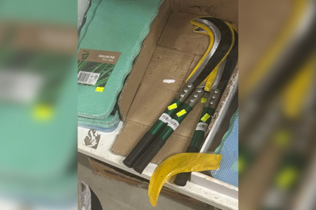 Caller voices concerns after son discovers box of machetes at cheap goods shop