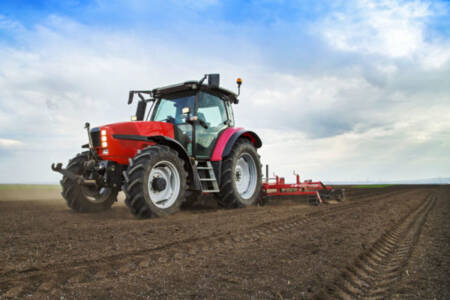 What is behind a dip in tractor sales?