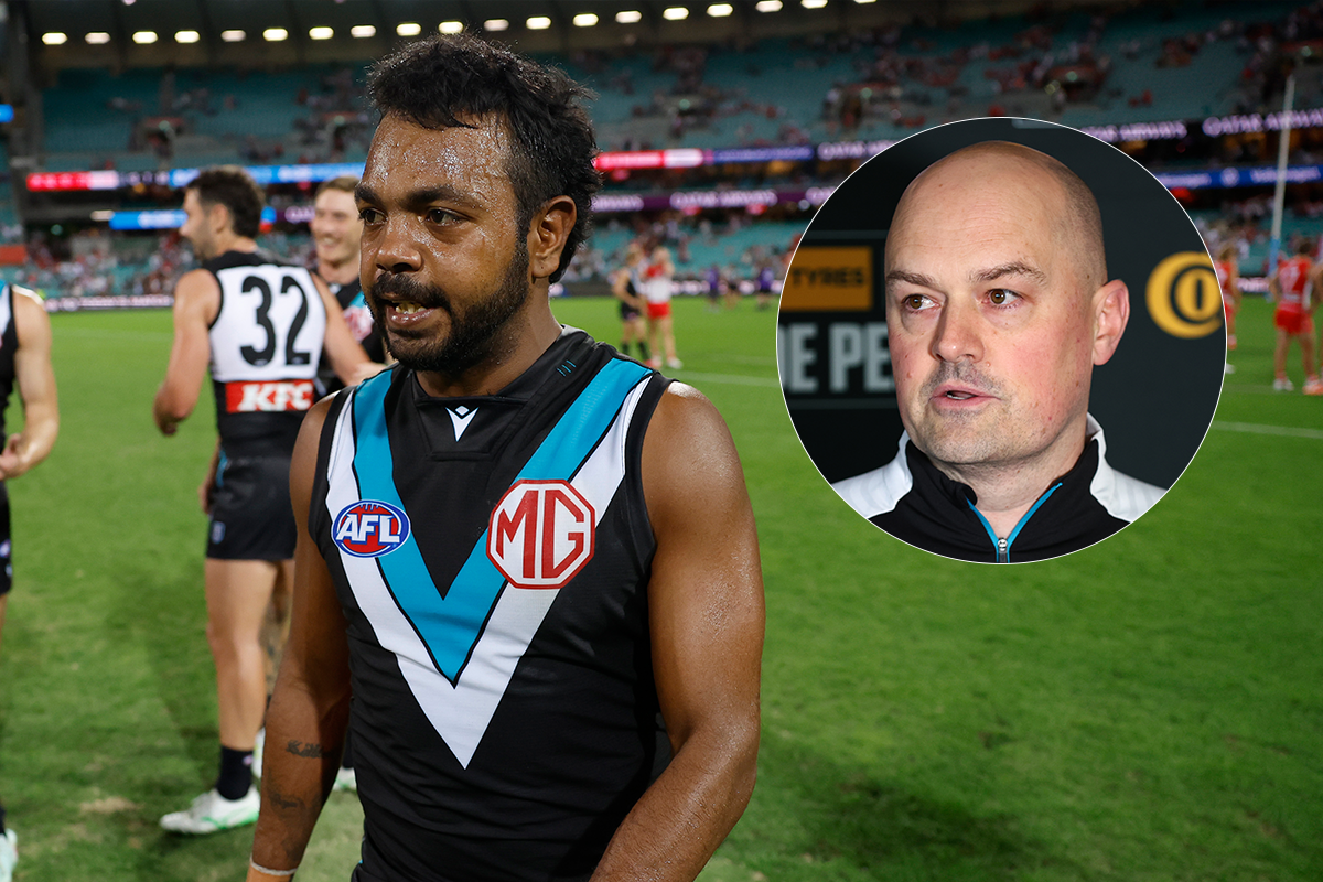 Article image for Port Adelaide football boss reveals fresh information on nature of Willie Rioli abuse