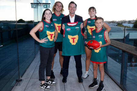 AFL CEO not budging on terms for new Tasmania stadium despite $200m cost blowout