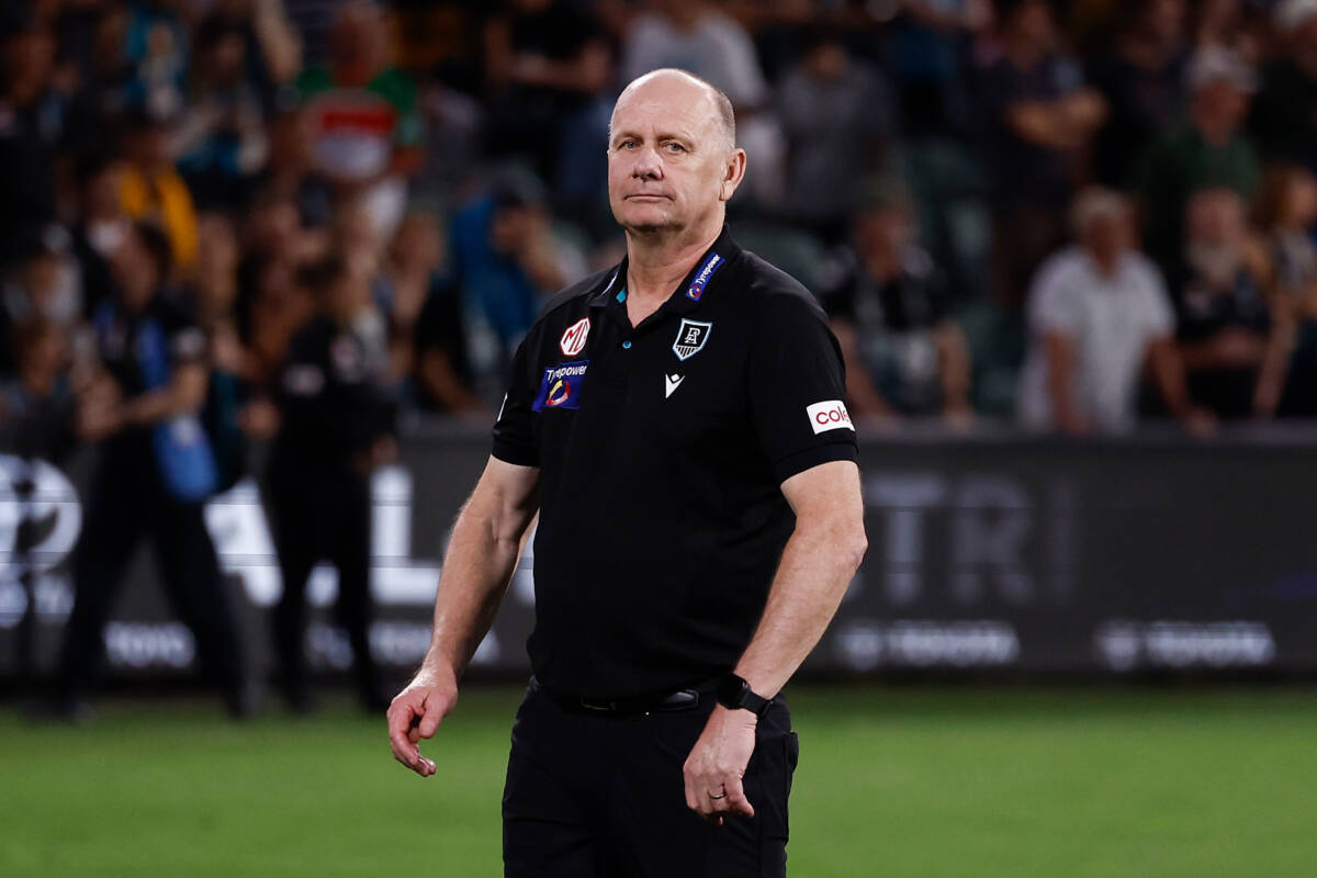 Article image for Port Adelaide coach Ken Hinkley thinks AFL coaches deserve more respect