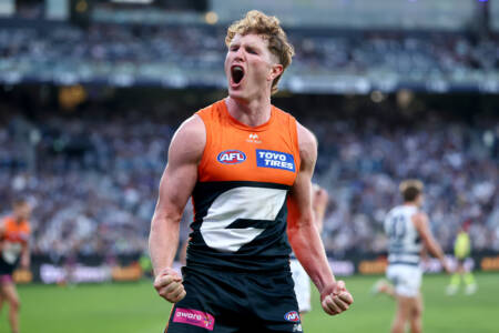 Gun midfielder cheekily calls for Giants to sell home games to Geelong