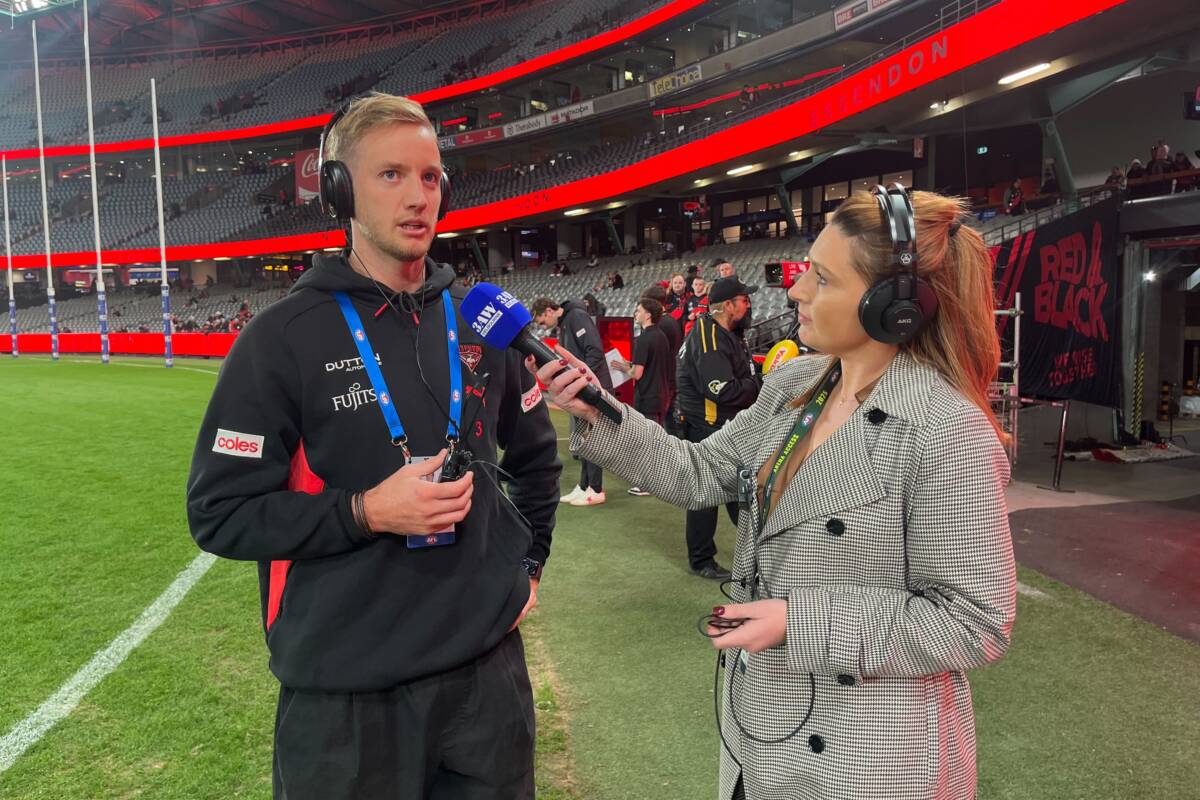 Article image for Darcy Parish provides update on comeback after ‘horrific’ calf setbacks