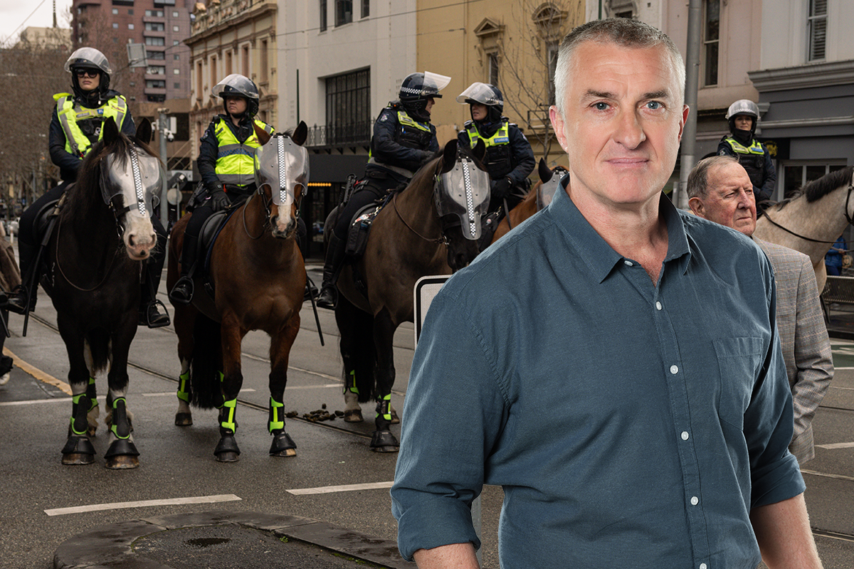 Article image for Tom Elliott slams ‘entirely stupid’ anti-police CBD protest