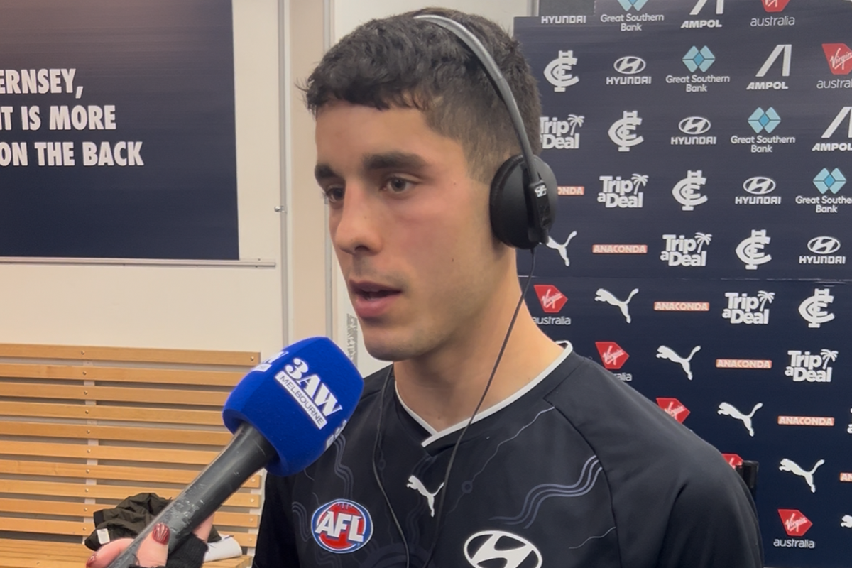 Article image for ‘Not happy with where we’re at’: Adam Cerra reflects on disappointing Blues defeat