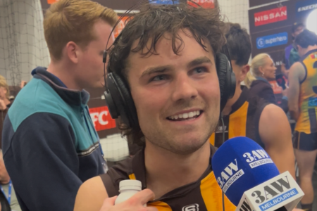 ‘Always hated Hawthorn’: Hawk Nick Watson speaks about supporting Collingwood as a kid
