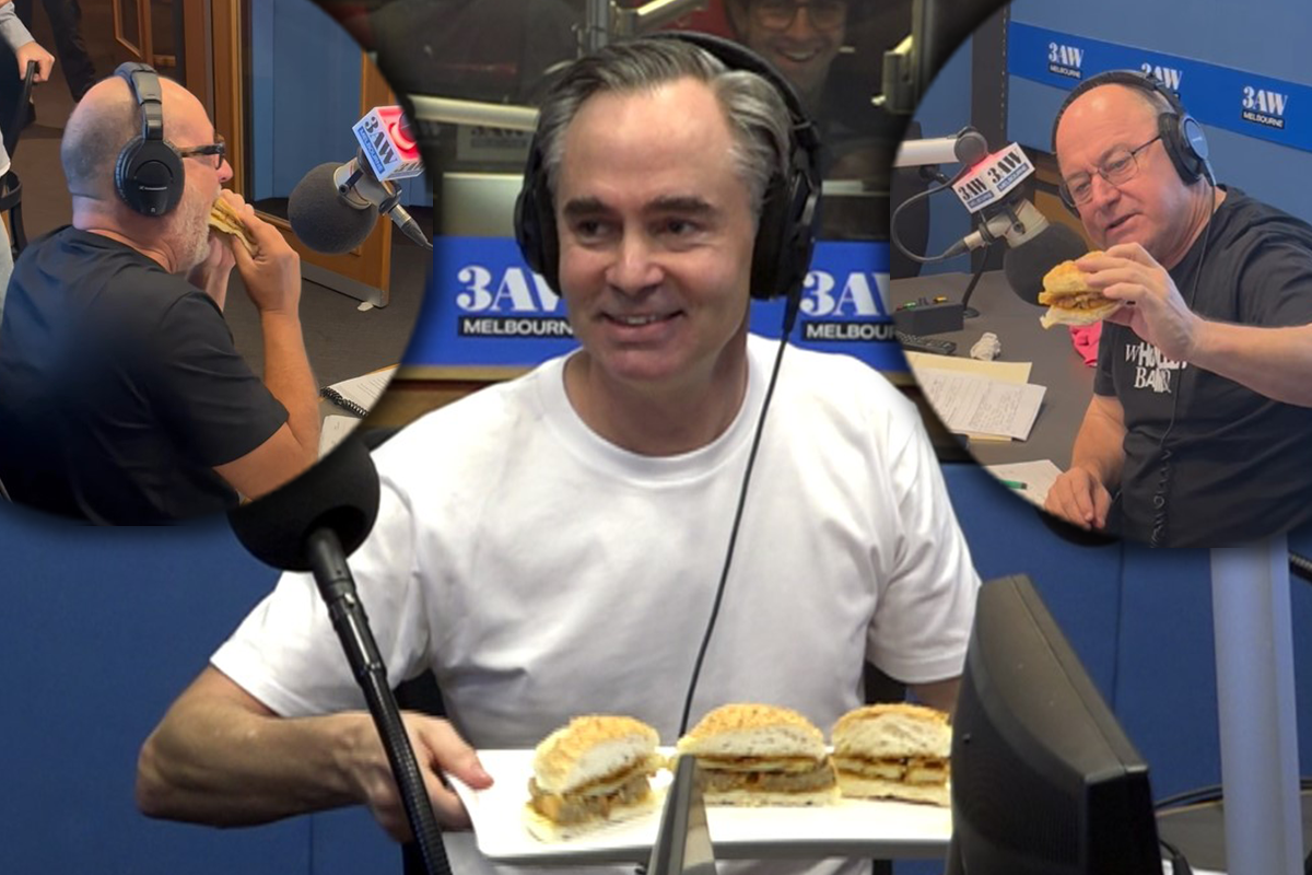 Article image for ‘It’s magnificent!’: Ross and Russ try the ‘Melbun’, an edible homage to Melbourne