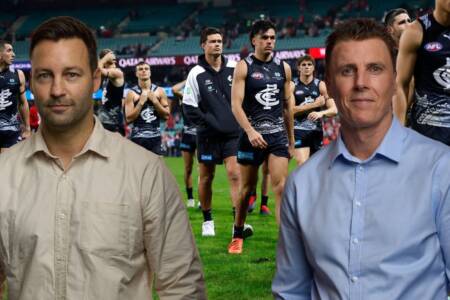 ‘Just battling’: Jimmy Bartel and Matthew Lloyd unpack the issues plaguing the Blues