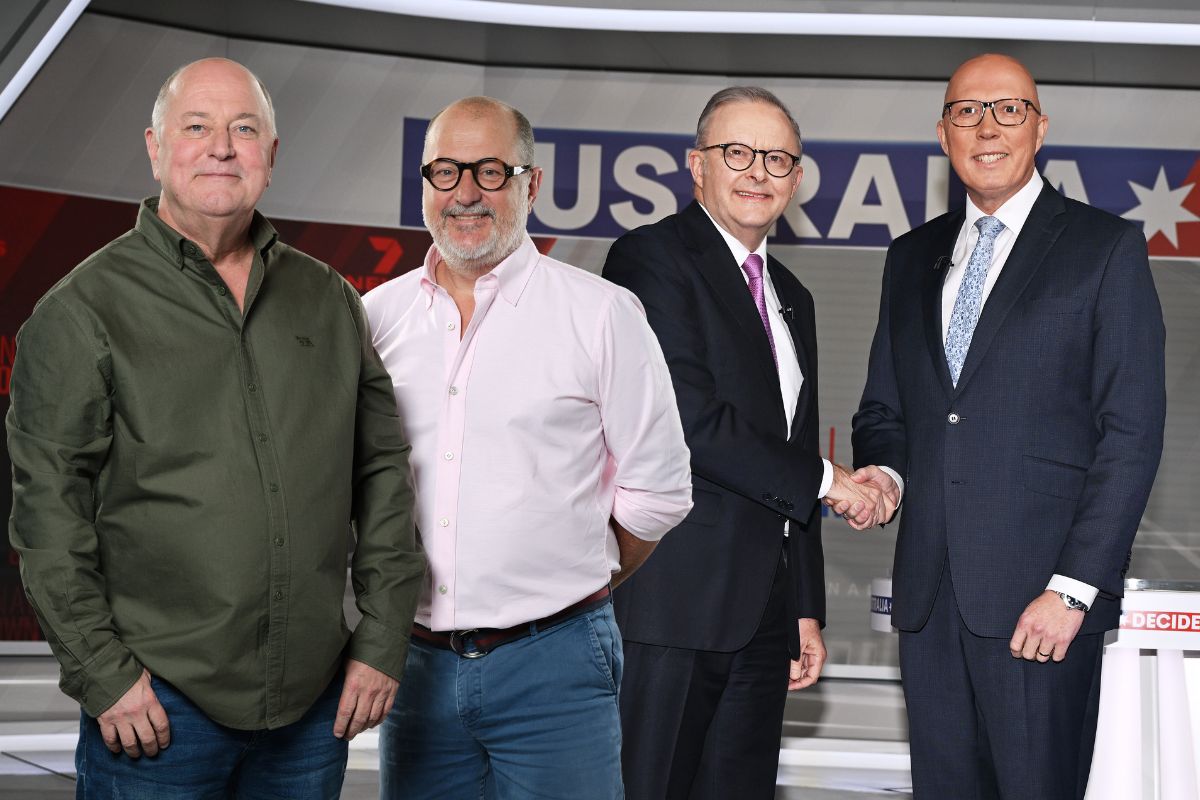 Article image for ‘That is fantastic’: Ross and Russ react to songs that describe the election campaign!