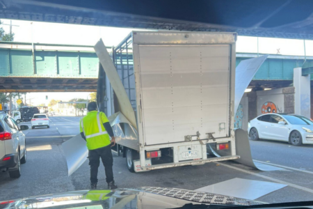 Speed change fails to deter motorist from hitting infamous bridge