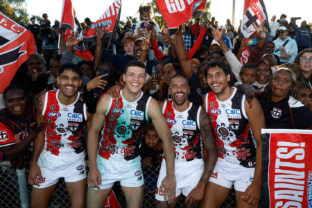 Marcus Windhager impressed by Wanganeen-Milera’s focus despite contract pressure