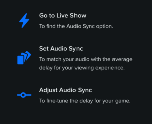 Audio Sync How To Use steps