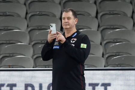 Ross Lyon slams Marvel Stadium in pre-game social media post