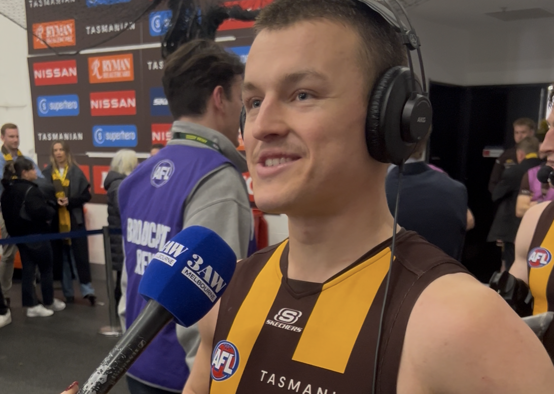 Article image for ‘I know their system’: Jack Ginnivan speaks after Hawthorn’s crucial victory over Collingwood