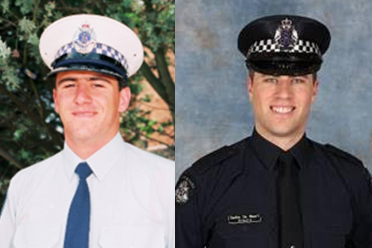 Article image for Victoria Police releases the names of the officers tragically killed in Porepunkah