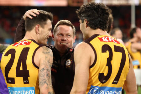 Tom Barrass opens up about Sam Mitchell’s key role in recruiting players to Hawthorn