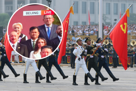 Opposition leader condemns Dan Andrews appearance at China military parade