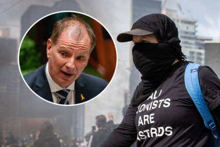 ‘Gutless cowards’: Liberal MP calls for mask ban at protests