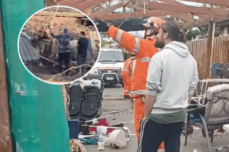 Tornado lifts man into the air in Melbourne’s west