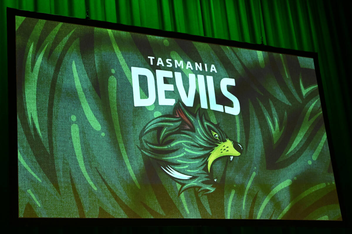 Article image for Footy fan composes theme song for Tasmania Devils AFL team