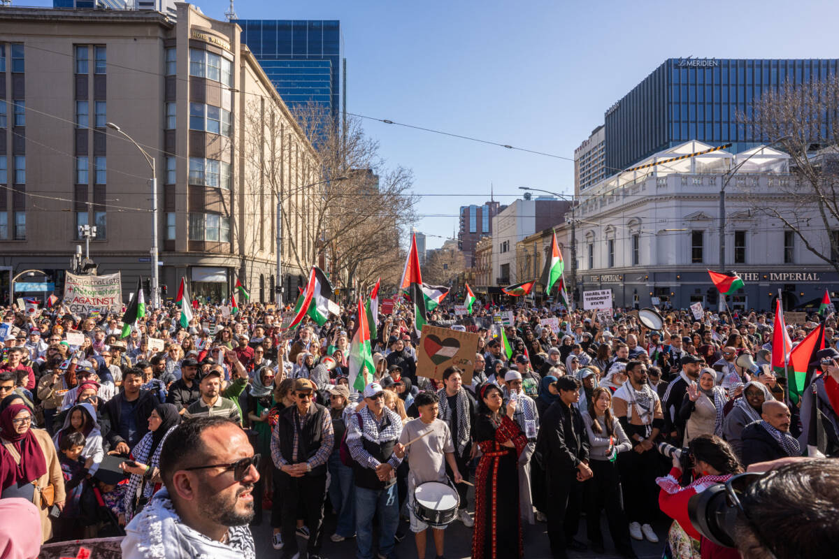 Article image for Free Palestine spokesperson confirms future protests following Gaza ceasefire