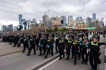 Tom Elliott goes head-to-head with city protester following day of violence