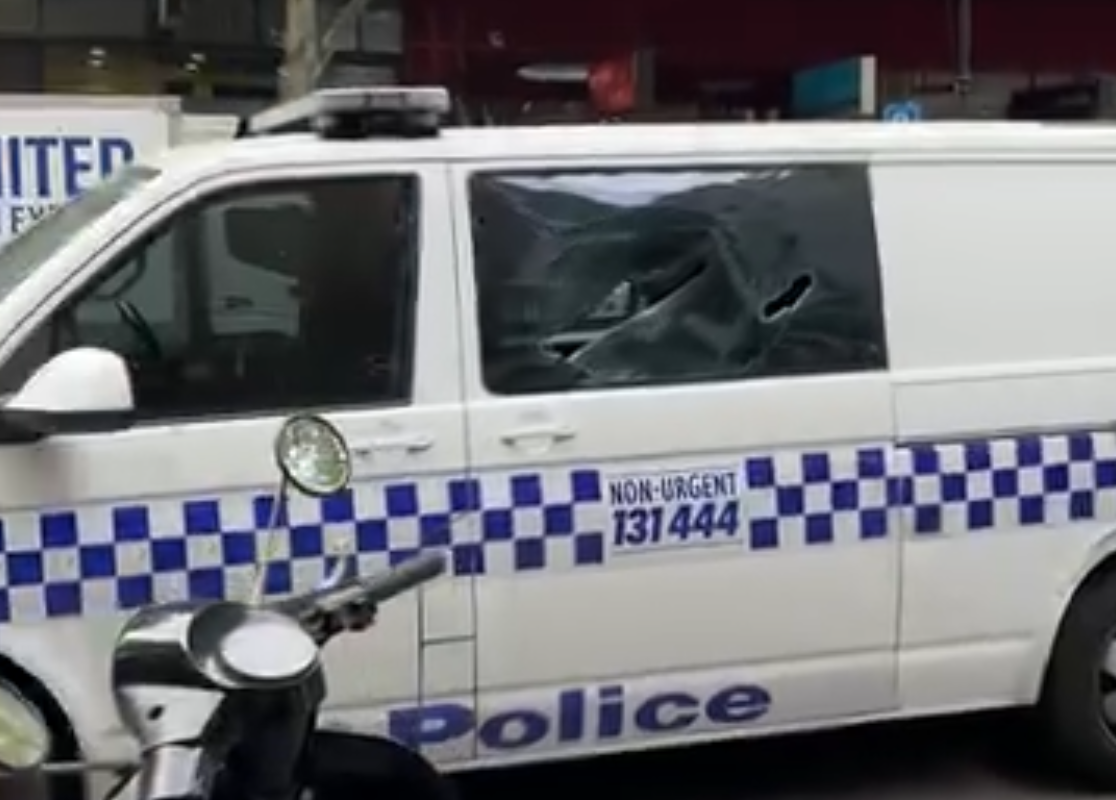 Article image for Man arrested after allegedly damaging police vehicles in Melbourne’s CBD