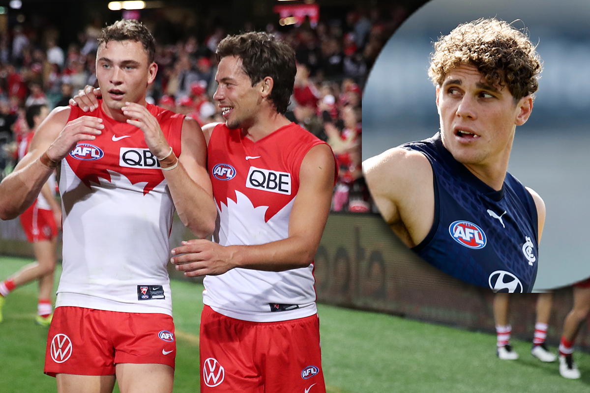 Article image for AFL great reacts to major update in Charlie Curnow trade saga