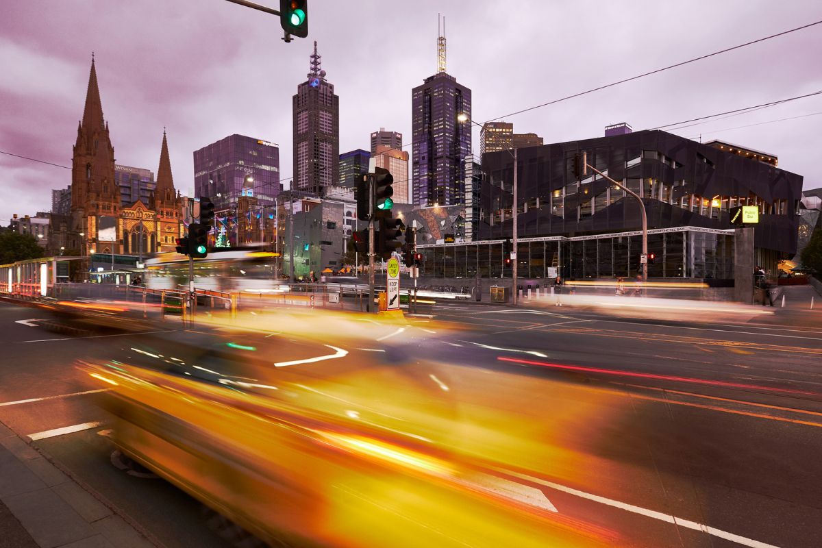 Article image for Dramatic taxi carjacking and crash occurs in the CBD overnight