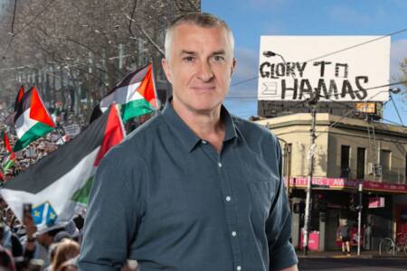 ‘Madness’: Tom Elliott angrily reacts to planned pro-Palestine protest and Fitzroy billboard