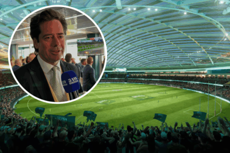 Former AFL CEO’s fresh comments on planned Tasmania football stadium