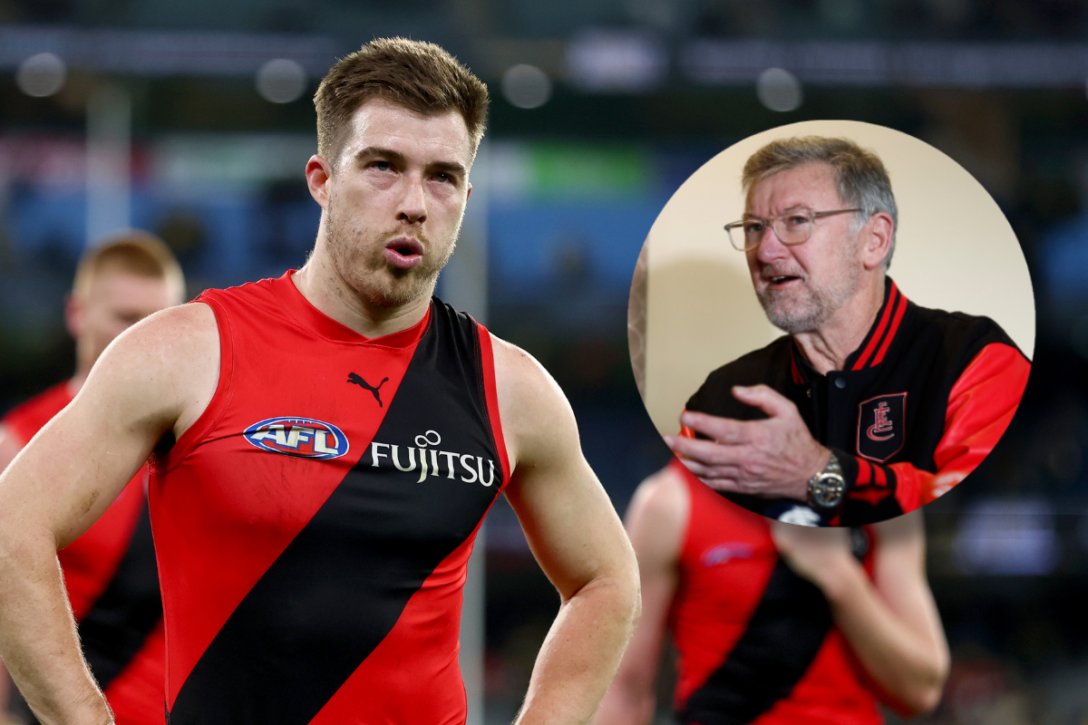 Article image for Former Essendon captain’s reaction to big Zach Merrett call