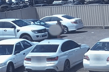 Hunt for man who paused car theft to remove a sleeping baby from the back seat