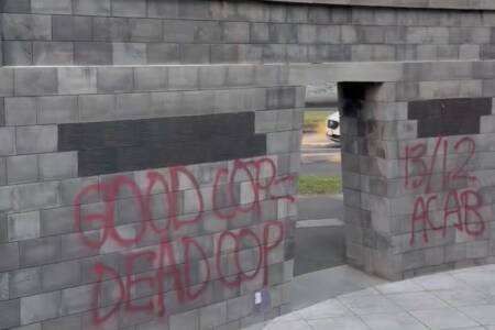 ‘Cruel attack’: Victoria Police memorial vandalised overnight