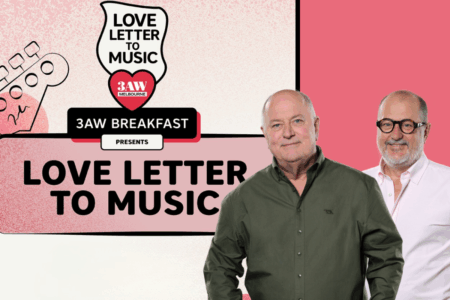 Customise your 3AW Breakfast Love Letter to Music t-shirt!