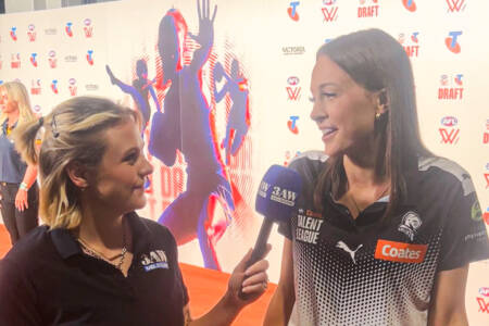 AFLW draftee speaks on the importance of playing footy from a young age