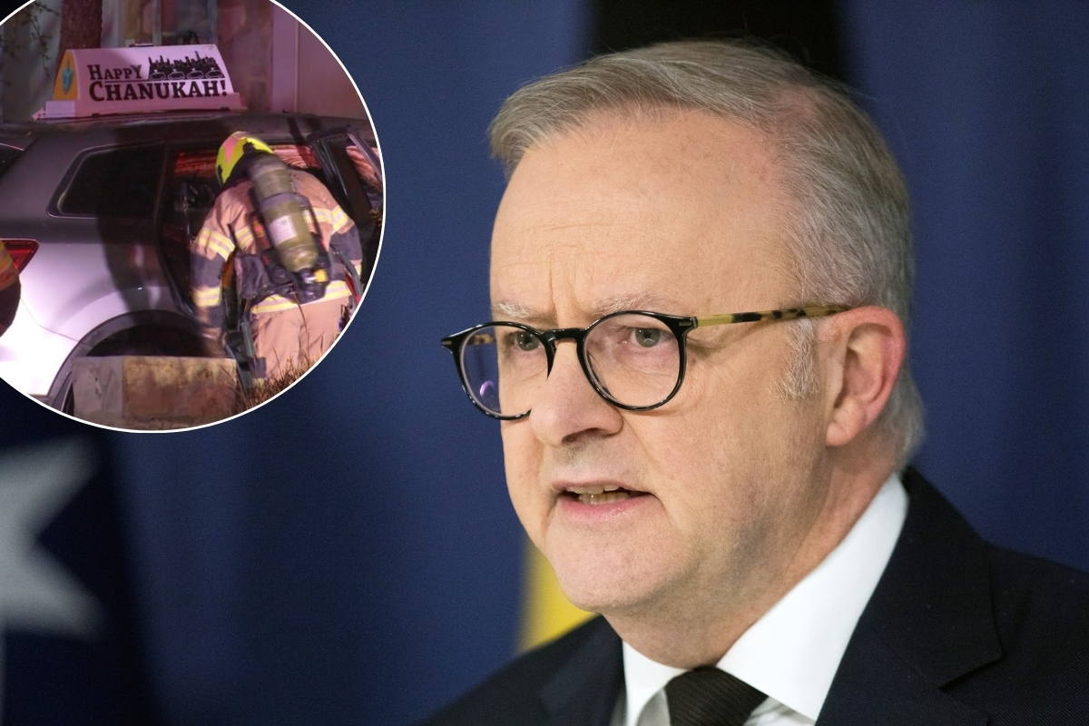 Article image for Shane McInnes’ plea to the PM following fire attack on ‘Happy Chanukah’ car