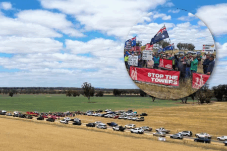 Furious farmers block VicGrid’s third entry attempt under compulsory access powers