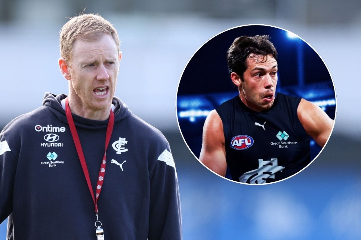 Article image for The Collingwood player Ash Hansen has likened Ollie Florent to heading into 2026