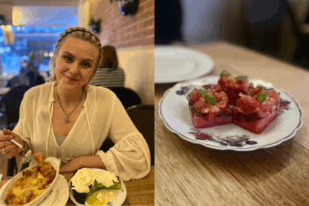 Emilia checks out a venue perfect for Valentine’s Day