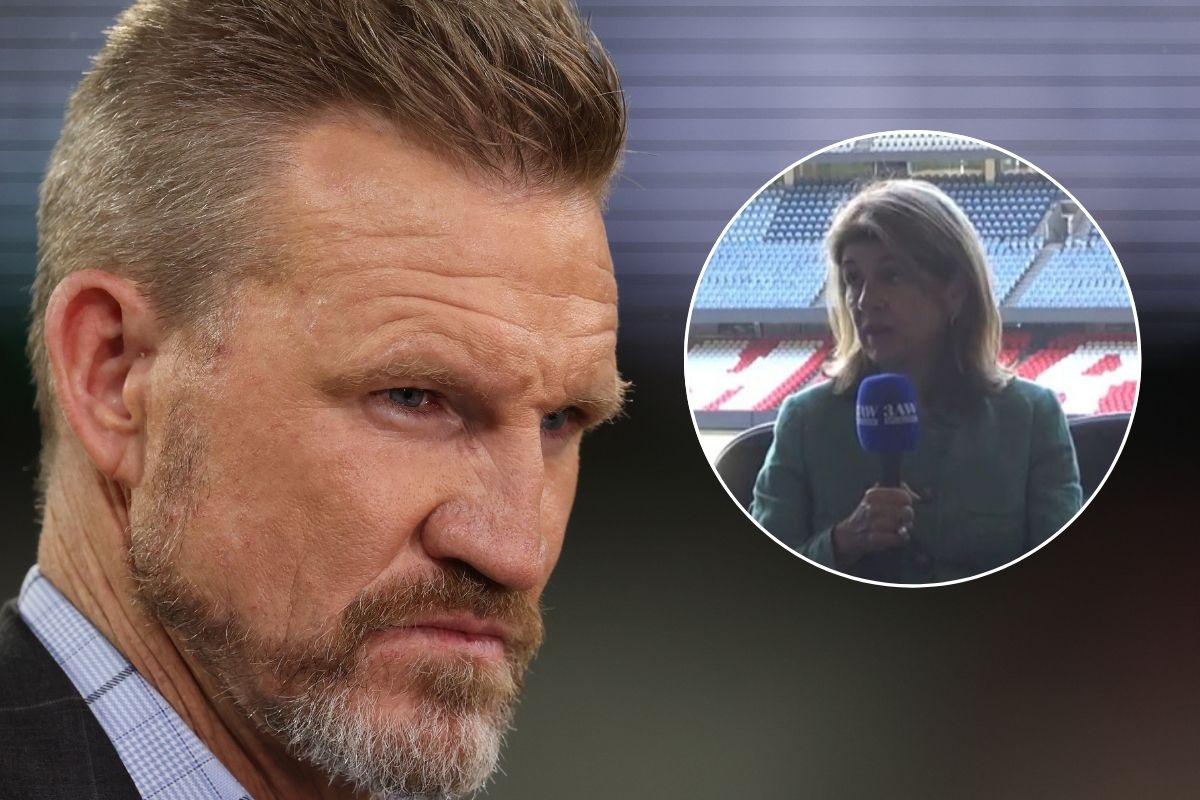 Article image for ‘I don’t like it’: Caroline Wilson highlights Nathan Buckley’s ‘conflict of interest’