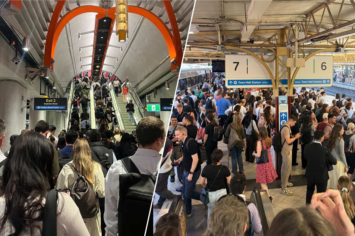 Article image for Power outage causes crowd chaos in the Metro Tunnel