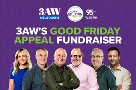 Join 3AW’s virtual fundraiser for the Royal Children’s Hospital Good Friday Appeal!