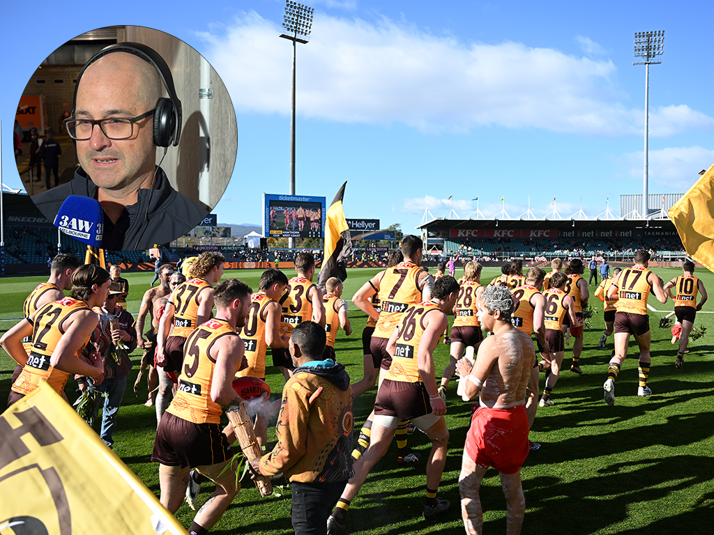 Article image for “We’ve done 25 years there’ Hawks CEO firm on Tassie presence