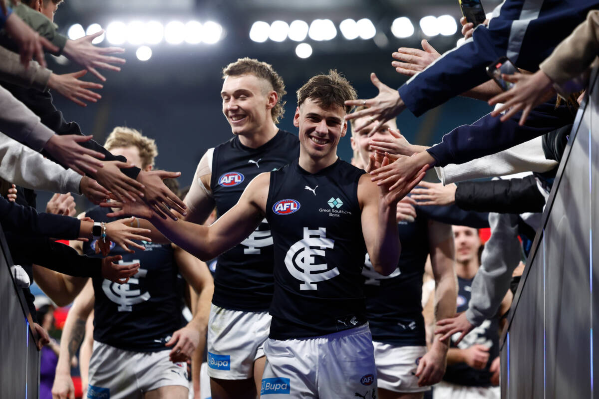 Article image for ‘Difficult as a dad’: Scott Camporeale opens up about his sons’ lack of games for Carlton