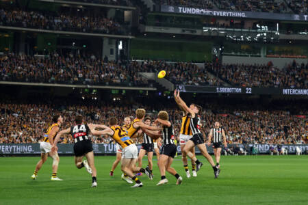 ‘WHAT MORE CAN YOU SAY!’: Huddo’s call of the thrilling Pies-Hawks draw