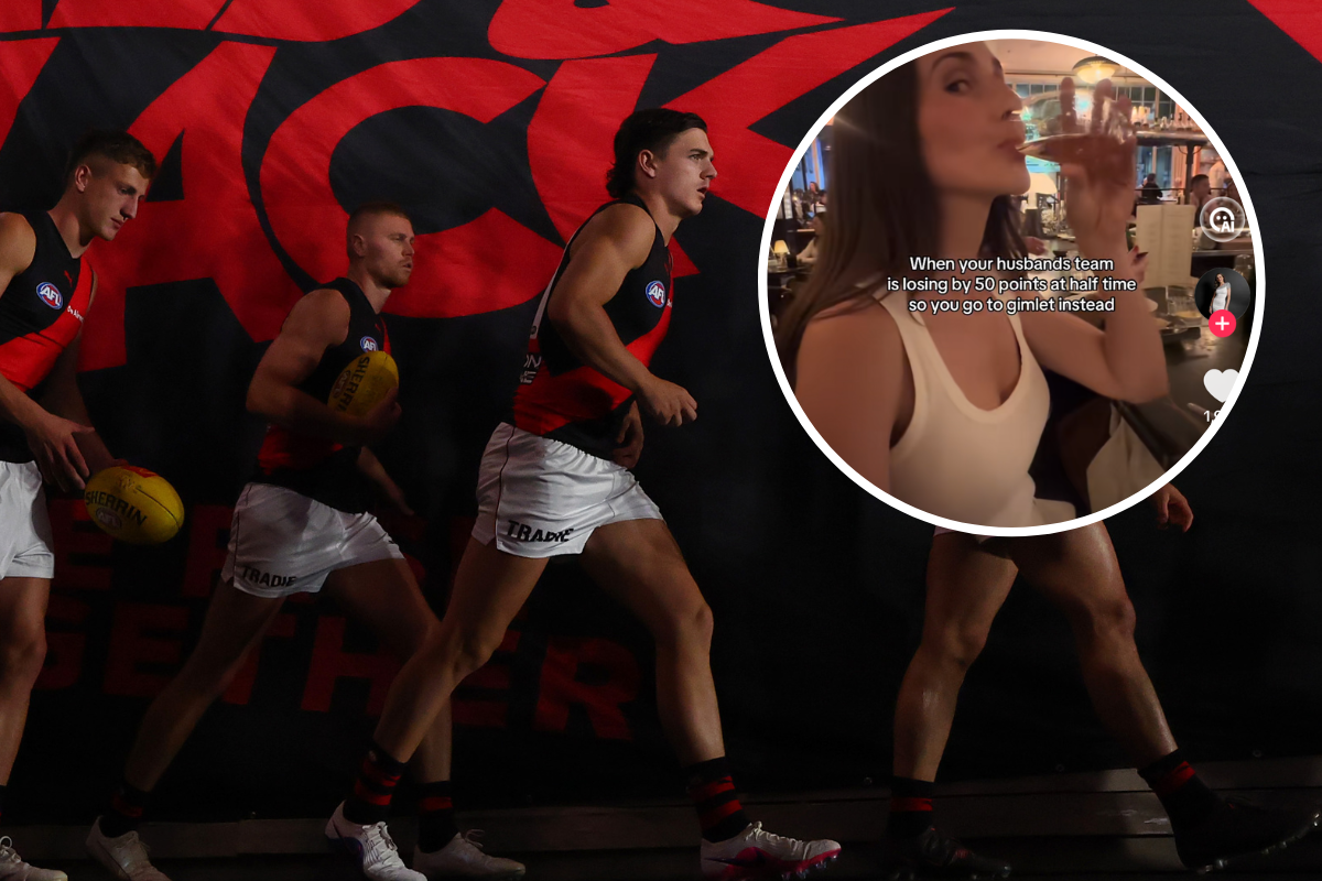 Article image for Essendon captain responds to ‘unusual’ in-game post from Zach Merrett’s wife