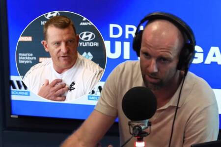 What surprised Sam Docherty about Michael Voss’ explosive press conference